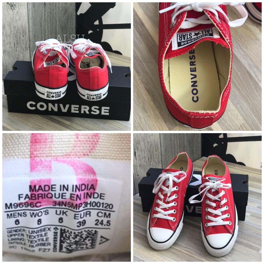 Converse Adult Vulc Ctas Classic LT Red W AUTHENT - Picture 7 of 8